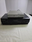 Panasonic Pv V4520 Vcr Head Hi Fi Stereo Omnivision Blue Line, Plus Dvd Player Used. Price: $80.00.