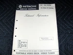 Hitachi VT-94A NO.2342E Video Cassette Recorder Vcr Technical Information Manual Good. Price: $9.99.