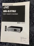 Jvc BR-S378U Vcr Used Owners Instruction Manual Original Print 41 Pages Very. Price: $15.99.