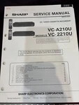 Orig. Sharp VCA210U VC-2210U Vcr Repair & Service Manual *original* Very. Price: $19.99.