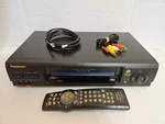 Panasonic Pv V4630 Head Hi Fi Stereo Omnivision Vcr / Vhs Player With Remote Used. Price: $73.09.