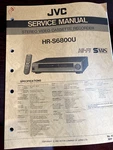Jvc HR-S6800U HRS6800U Vcr Repair Service Manual From The Usa **original** Very. Price: $29.99.