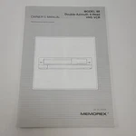 Vintage Memorex Model 88 Vhs Vcr Owners's Manual Like. Price: $14.95.