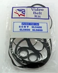 Vcr Belt Kit For Sony SL5400, SL5600, SL5800 Brand. Price: $26.85.