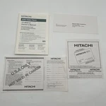 Hitachi VT-M181A Video Cassette Recorder Owner Manual Registration Docs Original Like. Price: $7.46.