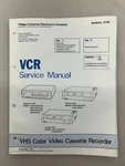 Magnavox VR3410AT01 VR9110AT01 VR9120AT01 Original Service Manual Free Shipping Good. Price: $14.00.