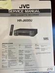 Jvc HR-J600U HRJ600U Vcr Repair Service Manual From Usa 1232 2517 *original** Very. Price: $24.99.