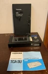 Vintage Toshiba Vhs-c Cassette Adapter Vcr/vhs Model TCA-3U With Case Used. Price: $10.00.