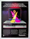 Panasonic PV-1740 Vhs Vcr Player 1985 Trade Print Magazine Poster Advert Used. Price: $9.99.