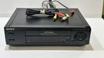 Sony SLV-675HF Vcr Hi-fi Stereo Vhs Player Tested No Remote A/v Cables Used. Price: $99.99.