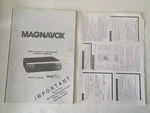 Magnavox Vcr Vhs Video Cassette Player/recorder Model VR9362 Owners Manual Only Good. Price: $18.99.