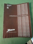 Zenith Operating Guide Manual For Beta Vcr VR8900W Video Cassette Recorder Usa Used. Price: $8.00.