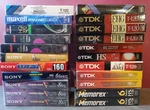 Vhs Mixed Lot Of 22 Blank Tapes Sealed Tdk, Maxell, Sony, Rca, Memorex New. Price: $40.00.