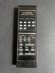 Vintage Genuine Fisher Remote Control Rvr For FVH930 Used. Price: $12.00.