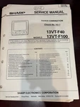Orig. Sharp 13VT-F40 13VT-F100 Tv Repair & Service Manual 1277 3026 **original** Very. Price: $29.99.