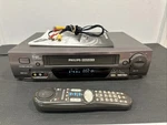 Philips Magnavox VRZ464 Head Stereo Vcr Player Recorder Vhs Tested And Works Used. Price: $128.25.