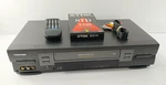 Toshiba W-603 Hi-fi Stereo Vcr Vhs Tape Player & Recorder + Remote Works Great! Used. Price: $99.00.