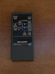 Vtg Sharp GO332GE Vcr Remote Control, Black Oem Original Tested Works Japan Used. Price: $10.99.