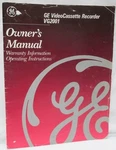 Ge Video Cassette Recorder VG2001 Owners Manual Operating Instructions Warranty Used. Price: $17.95.