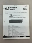 Emerson VCR1000 Original Service Manual Free Shipping Good. Price: $14.00.