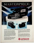 Hitachi VM6000A Full Size Vhs Hq Camcorder Vintage Print Ad 1980S Used. Price: $14.25.