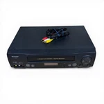 Sharp VC-H822U 4-HEAD Hi-fi Stereo Vcr Video Cassette Recorder Rapid Rewind Used. Price: $49.99.