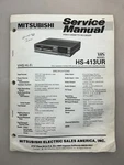 Mitsubishi HS-413UR Original Service Manual Free Shipping Good. Price: $14.00.