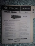 Hitachi HCA-8300 Service Manual Original Repair Book Stereo Amplifier Unspecified. Price: $35.00.