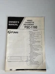 Funai Video Cassette Recorder Owners Manual FSC-1160 Vhs Japan Very. Price: $19.95.