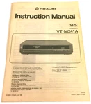 Hitachi Video Deck VT-M241A Instruction Manual Only Acceptable. Price: $8.68.