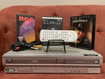 Magnavox MSD805 Dvd Vhs Combo Player 4-HEAD Hi-fi Vcr Tested Working W/ Remote Used. Price: $119.00.