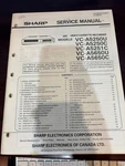 Sharp VC-A5250U VC-A5250C VC-A5650C VC-A5650U VC-A5251C Service Manual *original Very. Price: $25.99.