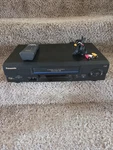 Panasonic PV-V4602 Vcr Head Hi Fi Stereo Blue Line Vhs Plus Remote Used. Price: $84.00.