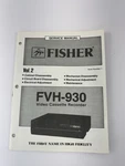 Fisher Service Manual Vol 2 FVH-930 Video Cassette Recorder Issue Number 1 Very. Price: $19.99.