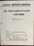Original Audiovox Vhs Model AVP-5000 Service Manual With Pull Out Diagrams Like. Price: $14.00.