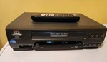 Jvc HR-VP450U 4-HEAD Vcr Used Tested W/remote Works Excellent! Pro-cision!!. Price: $67.77.