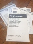 Emerson Owner's Manual Remote Control Vhs/ Hq Video VR4250 Ships 24H Used. Price: $21.15.