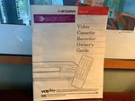 Mitsubishi HS-U250 Tv Vcr Cassette Recorders Owners Guide Manual 1994 Vintage Like. Price: $14.99.