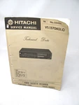 Hitachi VT-1570A NO.2545E Video Cassette Recorder Service Manual Schematics Used. Price: $29.95.