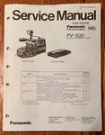 Panasonic Vintage Vhs Camcorder PV-530, PV-A22MD Original Factory Service Manual Like. Price: $20.00.