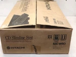 Original Box Manual Packing Hitachi MX-W50 Stereo Cassette Receiver Cd Player Used. Price: $65.00.