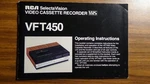 Rca Selectavision Vcr VFT450 Manuals And Info Sheet For Infrared Remote Like. Price: $16.99.