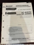 Orig. Sharp VC-A201U VC-2200U Vcr Repair & Service Manual *original* Very. Price: $9.99.