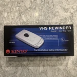 New Kinyo Vhs Video Cassette Tape Rewinder Auto Stop Eject UV-520 Nib Vtg. Price: $54.99.