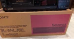Sony Betamax SL-HFR70 Video Cassette Player With SL-340 Box For. Price: $79.99.