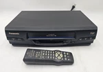 Panasonic Omnivision Blue Line Vhs/ Vcr Plus Player PV-V4020 W/ Remote Tested Used. Price: $99.99.