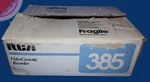 Original Rca VMT385 Video Cassette Recorder Player Empty Box Only - No Vcr Used. Price: $24.88.