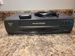 Philips Magnavox Vhs VRX242AT02 Head Vcr Plus Remote And Coax - Parts Only For. Price: $22.98.