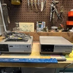 Quasar VP5430WQ Vhs Video Cassette Recorder Vcr 4-HEAD Mpn With Case Used. Price: $36.00.