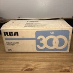 Rca VR300 Vhs Vcr New Open Box Vintage Video Cassette Recorder Manual. Price: $199.99.